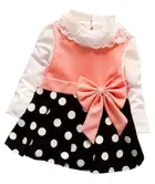 Crepe Printed Frock for Girls 