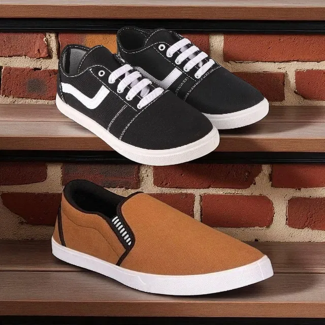 Sneakers for Men, Pack of 2, Multicolor (7)