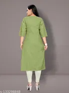 Floral Embroidered Cotton Blend Kurti for Women 