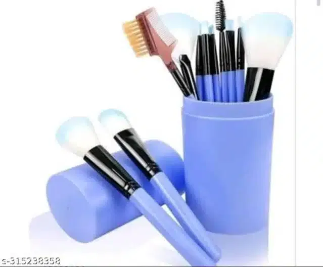 Premium Makeup Brushes (Multicolor, Set of 1)
