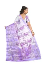 Taffeta Silk Printed Saree for Women 