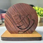 MDF Wooden 6 Pcs Coasters with Stand 