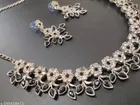 Alloy Necklace with Earrings for Women 