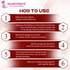 Powder Puff with Makeup Sponge & Stick 