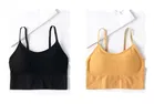 Cotten Blend Solid Padded Bras for Women (Multicolor, Free Size) (Pack of 2)