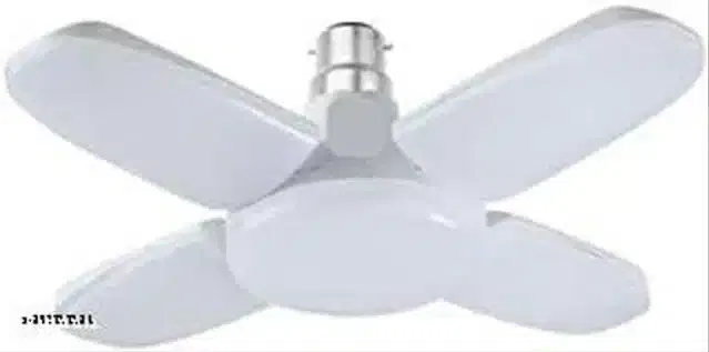 Foldable Fan Shape LED Bulb (White, 25 W)
