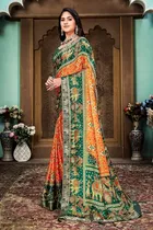 Silk Printed Saree for Women 