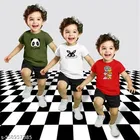 Cotton Blend Printed Clothing Set for Boys, Multicolour, Pack Of 3 
