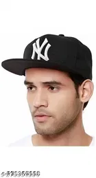 NY Baseball Cap For Men, Black