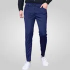 Lycra Solid Track Pant for Men 