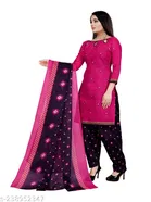 Cotton Printed Salwar Suit for Women 