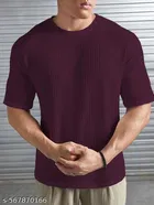 Cotton Blend T-shirt for Men, Purple 
