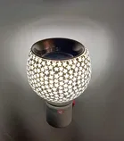 Kapoor Dani Electrical Camphor Diffuser Glass with On/Off Switch to Toggle Between Burner and Lamp Electrical Night Lamp for Office, Home 