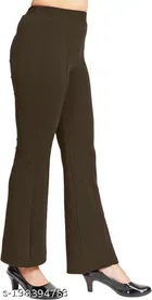 Cotton Blend Trouser for Women 