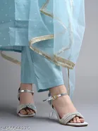 Shoetopia Heel Sandals Silver 