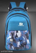 Polyester Backpack for Men & Women, Blue