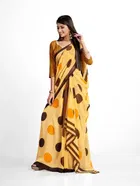 Georgette Printed Saree for Women 