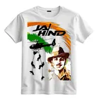 Round Neck Printed Tricolor T-Shirt for Kids 