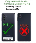 Silicone Mobile Back Cover for Samsung M13 4G 