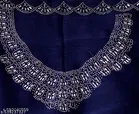 Georgette Saree for Women, Blue 