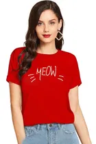 Half Sleeves Casual T-shirt for Women 