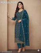 Embroidered Punjabi/All Over Suits for Women 