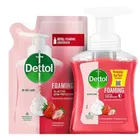 Dettol Strawberry Foaming Handwash - Pump 250 ml + Refill 200 ml Free