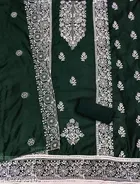Embroidered Floral Patiala Suit for Women 