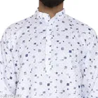 Cotton Printed Kurta with Pyjama for Men 