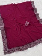 Georgette Woven Design Saree for Women 