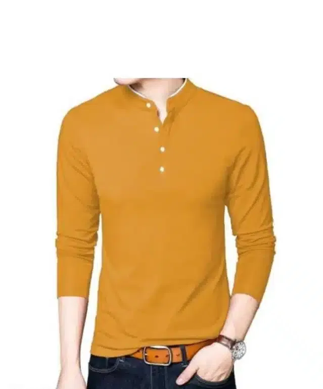 T-Shirt for Men (Yellow, M)