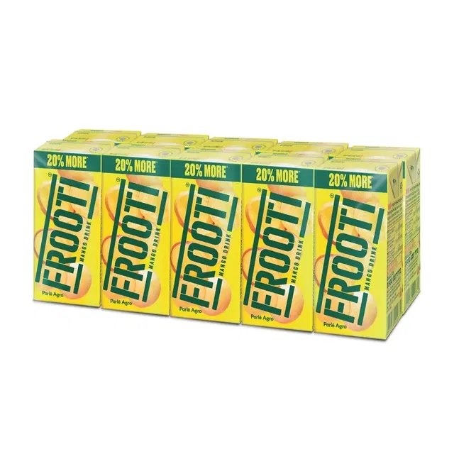 फ्रूटी मैंगो ड्रिंक 150 ml (10 का पैक)