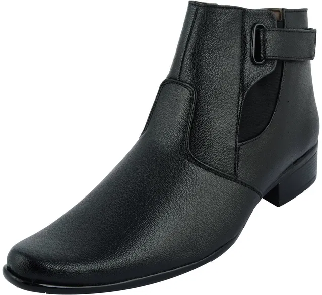 Boots for Men (Black, 6)