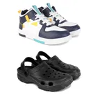 Combo of Sports Shoes & Clogs for Men 