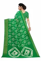 SVB लिनेन बांधनी प्रिंटेड साड़ी 