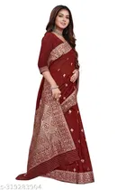 Cotton Zari Woven Saree for Women 