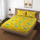Microfiber Double Bedsheet with 2 Pillow Covers 