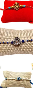 Metal Rakhi, Pack of 3