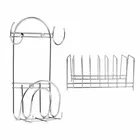 Oc9 स्टेनलेस स्टील प्लेट स्टैंड & चकला बेलन स्टैंड फॉर किचन 