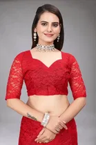 Net Floral Saree for Women 