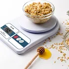 Portable Digital Weight Machine with LCD Display for Kitchen (White)