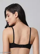 Cotton Blend Solid Padded Bra for Women 