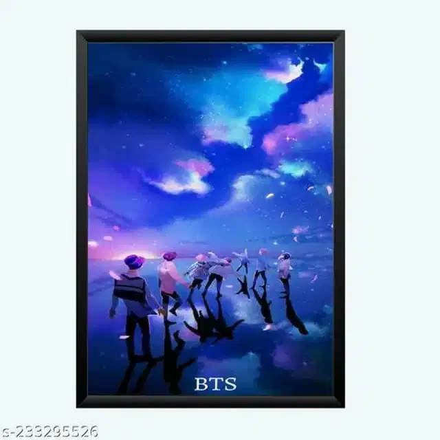 Photo Frame for Decor (Blue, 5X7 Inches)
