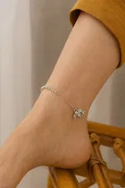 Silver Plated Anklets for Women 