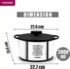 Stainless Steel Casserole with Lid 