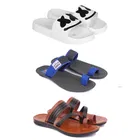 Combo of Flipflops with Slippers & Sliders for Men 