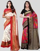 Art Silk Printed Saree for Women 