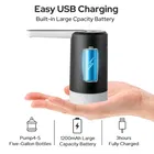 Konquer TimeS Automatic Wireless Water Can Dispenser,with BPA Free, Food Grade Silicone Hose and with 2 Modes of Water Dispencing.