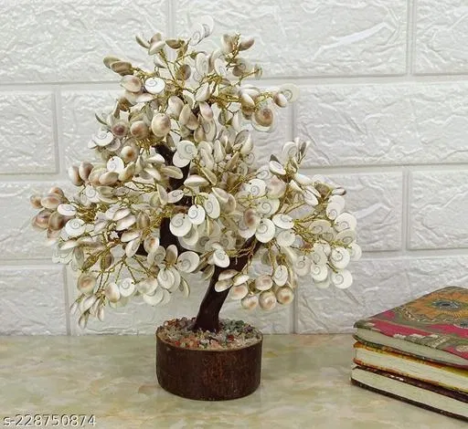 Wooden Gomti Chakra Showpiece (Multi)