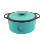 Trueware Orchid Inner Steel BPA Free PU Insulated Thermoware Casserole  (1100 ml) Green